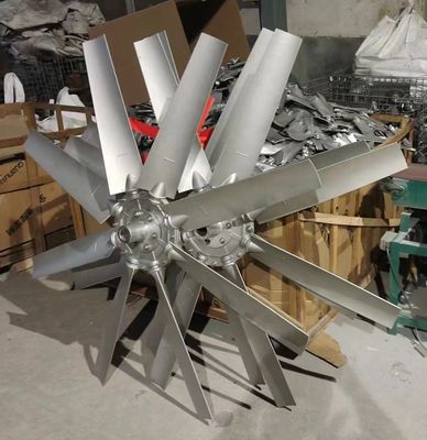 4-10 Klingen Kunststoff-Achsabflussventilator für 120/220/380/440/680v Spannung Kühlturm