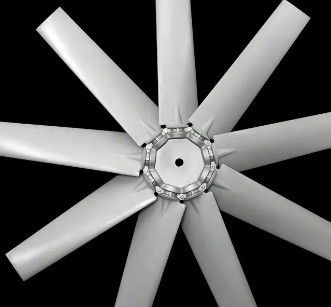 4-10 Klingen Kunststoff-Achsabflussventilator für 120/220/380/440/680v Spannung Kühlturm