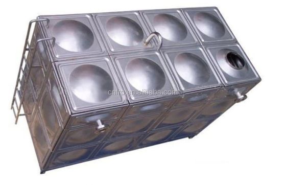 Lebensmittel- und Getränkegeschäfte Edelstahl-Wasserspeicher-Panel Tanks mit 1-1024m3 Volumen
