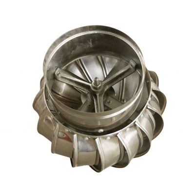 1 mm-6 mm Dicke kundenspezifische Unterstützung Tornado Turbine Dachventilator Montage Dachventilator