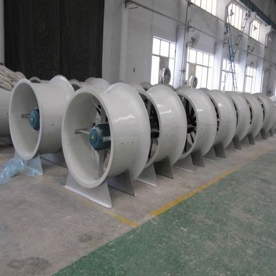 AC-Strom-Typ kundenspezifischer Industrie-FRP-Auspuff-Axial-Flow-Lüftungsventilator