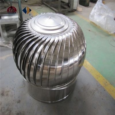400 mm Turbinendachventilator aus Edelstahl für die Lüftung von Großlagern