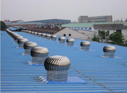 Anti-Korrosions-Dachventilator mit hohem Luftvolumen mit Plastikblatt und Aluminium-Selbstantrieb
