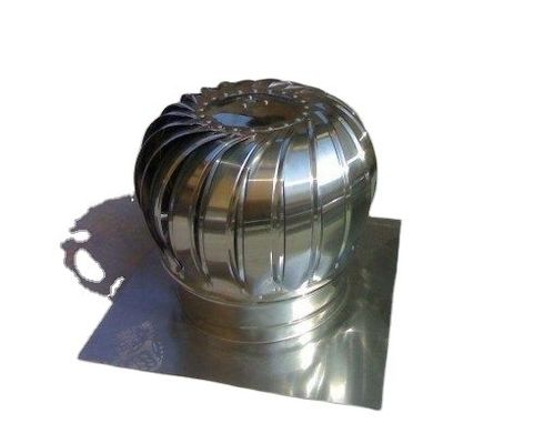Wandmontage Industrielle Edelstahl 304 Windgetriebene Kreis Turbine Lüftungsventilator