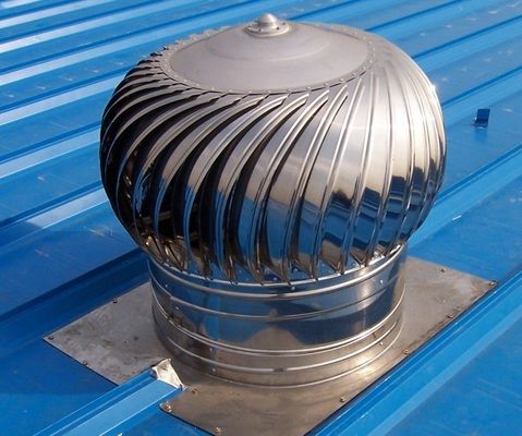 Null-Leistung Windbetriebener Edelstahl-Dachbläserventilator für die Frischluftlüftung